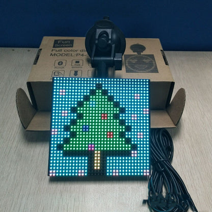 Full-Color Bluetooth Emoticon Car Led Display 1613732552111