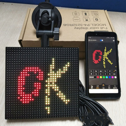 Full-Color Bluetooth Emoticon Car Led Display 1613732552118