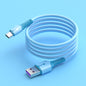 Compatible with Apple , Liquid Silicone With Light Data Cable Is Suitable For Android And Apple - 图片 2