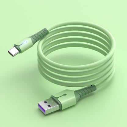 Compatible with Apple , Liquid Silicone With Light Data Cable Is Suitable For Android And Apple - 图片 4