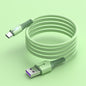 Compatible with Apple , Liquid Silicone With Light Data Cable Is Suitable For Android And Apple - 图片 4