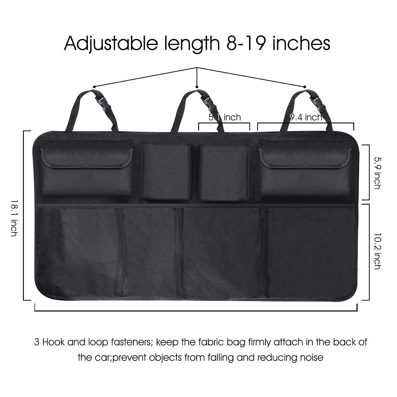 Car Foldable Trunk Storage Hanging Bag Storage Bag 1613992317190