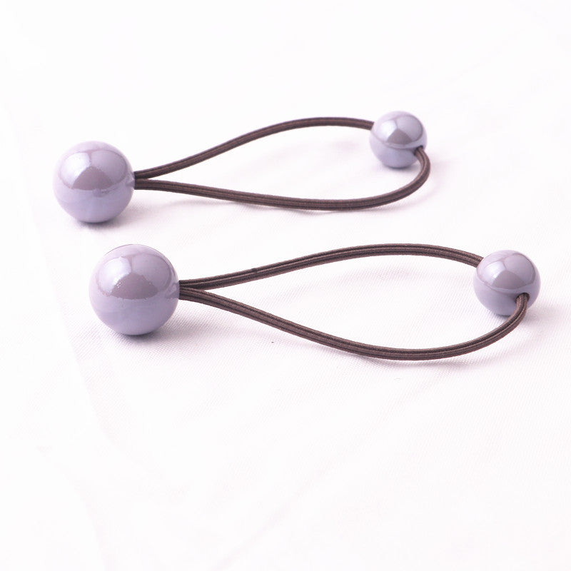 Colorful Hair Tie Shiny Hair Rope Ball Ball Head Rope Braided Headdress 1614049228901