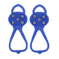 Unisex Men 5 Teeth Ice Gripper For Shoes Crampons Ice Gripper Spike Grips Cleats For Snow Studs Non-Slip Climbing Hiking Cove