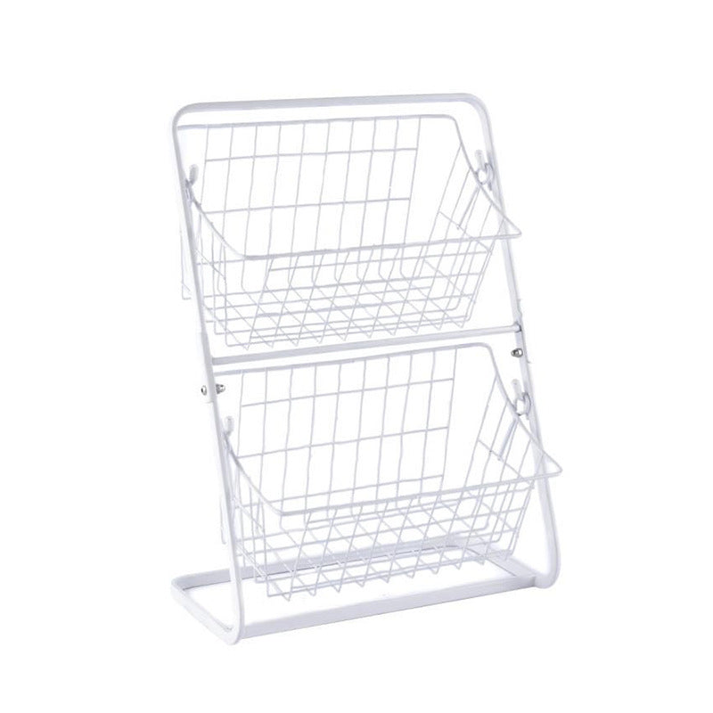 Stainless Steel Countertops Multilayer Spice Rack Fruit Kitchen Storage Kitchen Storage Rack 1614156727080