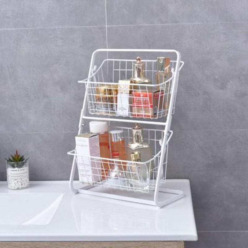Stainless Steel Countertops Multilayer Spice Rack Fruit Kitchen Storage Kitchen Storage Rack 1614156727112
