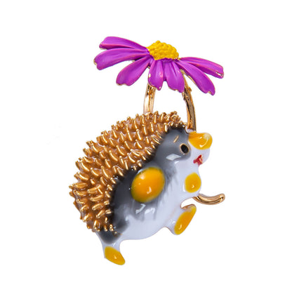 Little hedgehog brooch 1614217346214