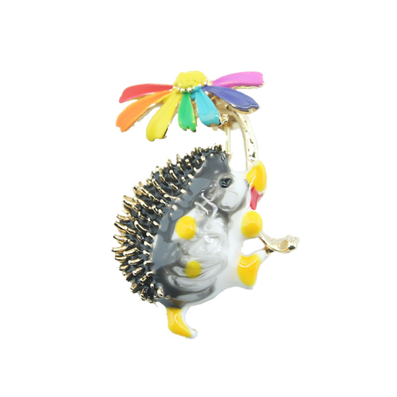 Little hedgehog brooch 1614217453430