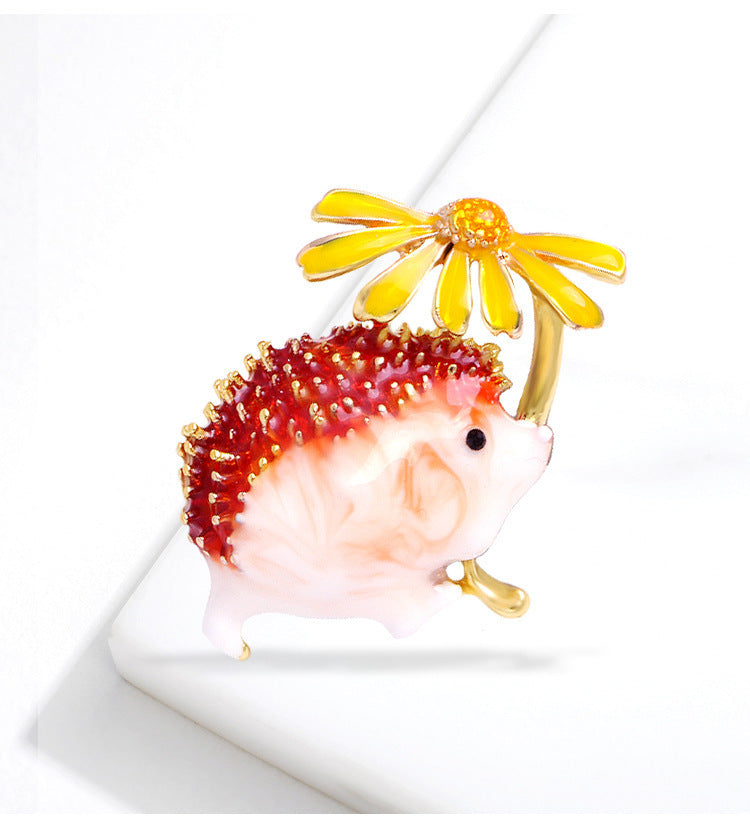 Little hedgehog brooch 1614217453453