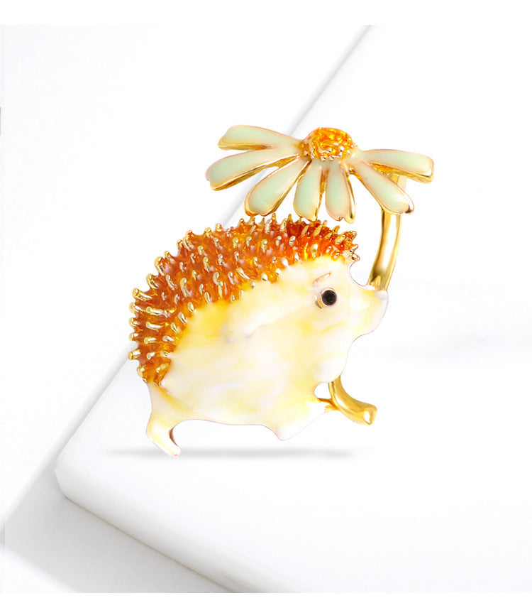 Little hedgehog brooch 1614217473948
