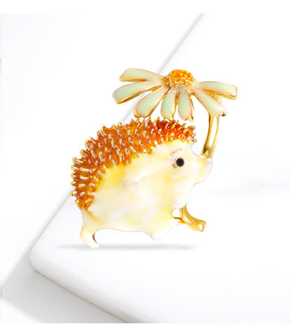 Little hedgehog brooch 1614217473948