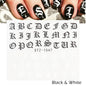 Personality Python Dark Letter Transfer Nail Sticker 1614222412736