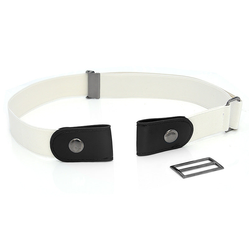 New Slim Elastic Invisible Belt Simple Lazy Belt Fat Elastic Leather 1614238672119