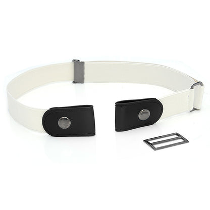 New Slim Elastic Invisible Belt Simple Lazy Belt Fat Elastic Leather 1614238672119