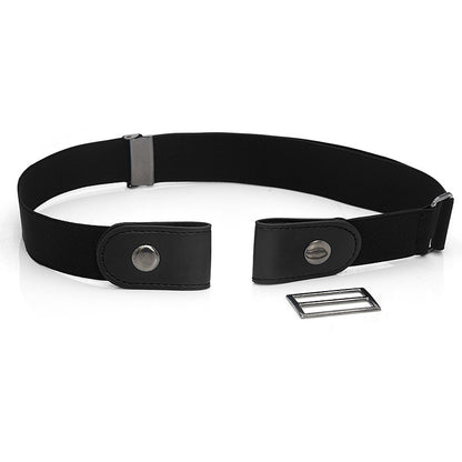 New Slim Elastic Invisible Belt Simple Lazy Belt Fat Elastic Leather 1614238672126