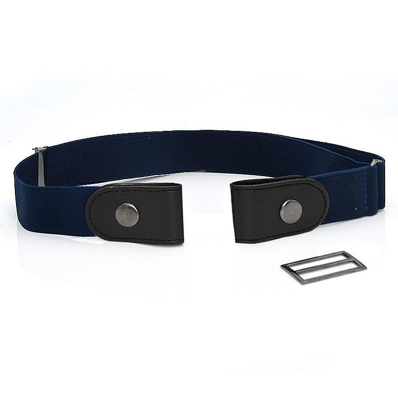 New Slim Elastic Invisible Belt Simple Lazy Belt Fat Elastic Leather 1614238672387