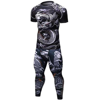 Male Sport Suit Men Running Clothes Sport Wear Yoga Set 1614254521987
