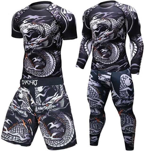 Male Sport Suit Men Running Clothes Sport Wear Yoga Set 1614254647189