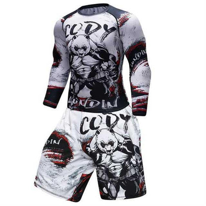 Male Sport Suit Men Running Clothes Sport Wear Yoga Set 1614254778705