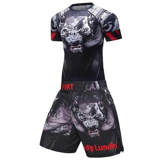 Male Sport Suit Men Running Clothes Sport Wear Yoga Set 1614254871031