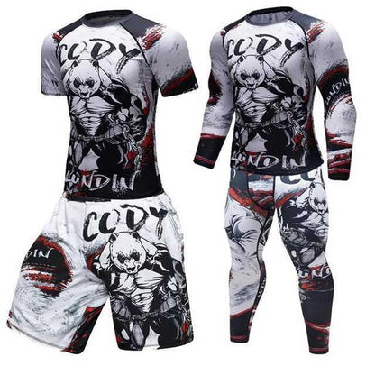 Male Sport Suit Men Running Clothes Sport Wear Yoga Set 1614254871048