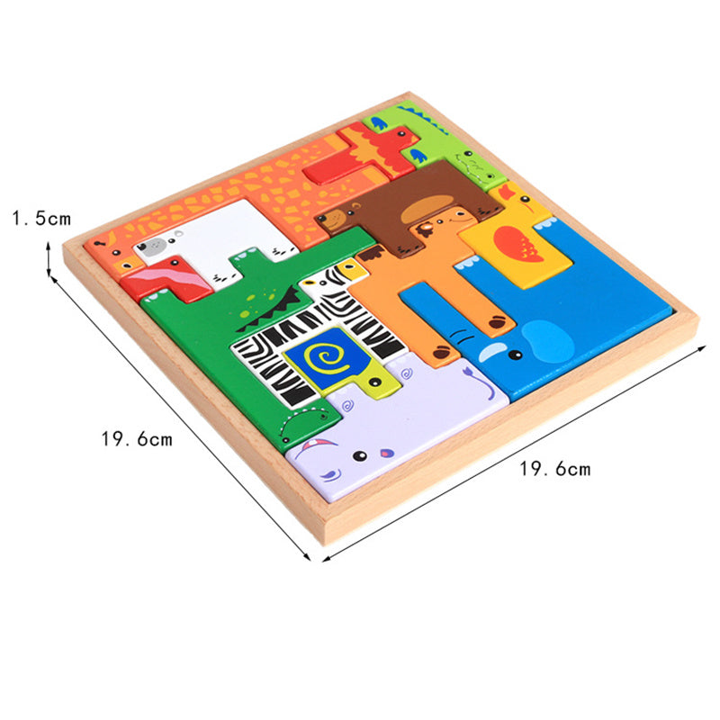 Creative Animal Puzzle ,Building Blocks 1614334442583