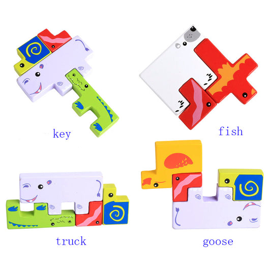 Creative Animal Puzzle ,Building Blocks 1614334442586