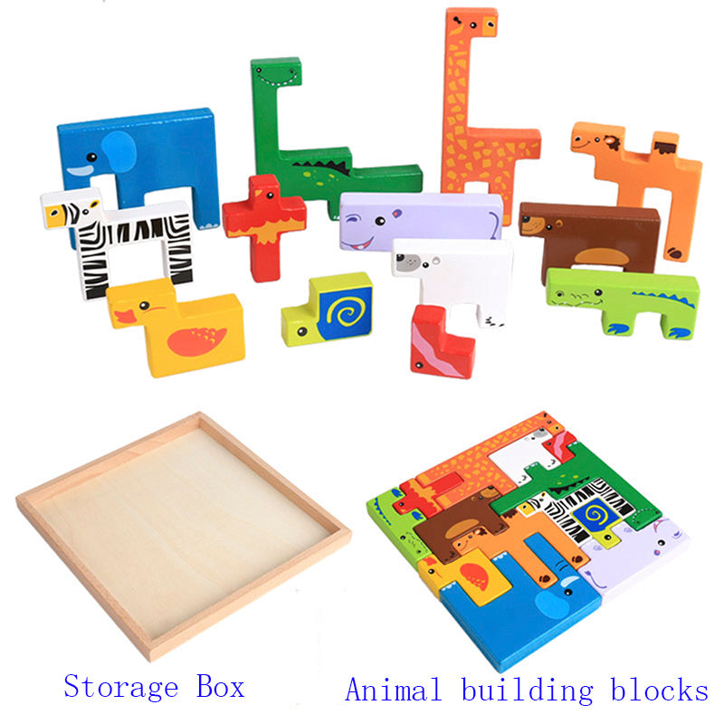 Creative Animal Puzzle ,Building Blocks 1614334442590