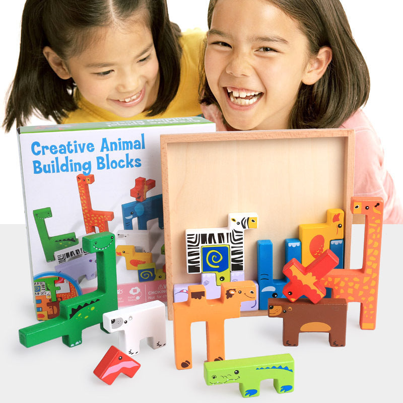 Creative Animal Puzzle ,Building Blocks 1614334442597