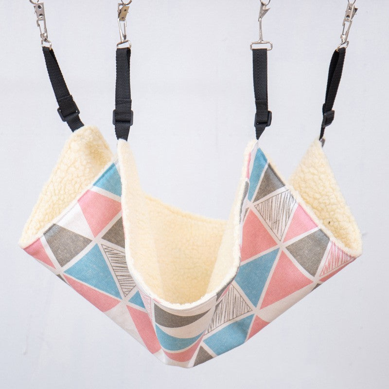 Washable Plus Velvet Thick Pet Cat Cage Hammock 1614413029324