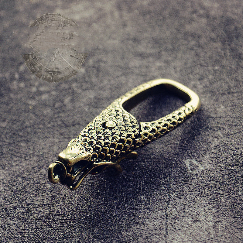 Chinese Style Copper Decoration Pure Copper Faucet Keychain 1614413596642