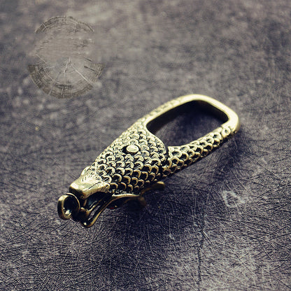 Chinese Style Copper Decoration Pure Copper Faucet Keychain 1614413596642