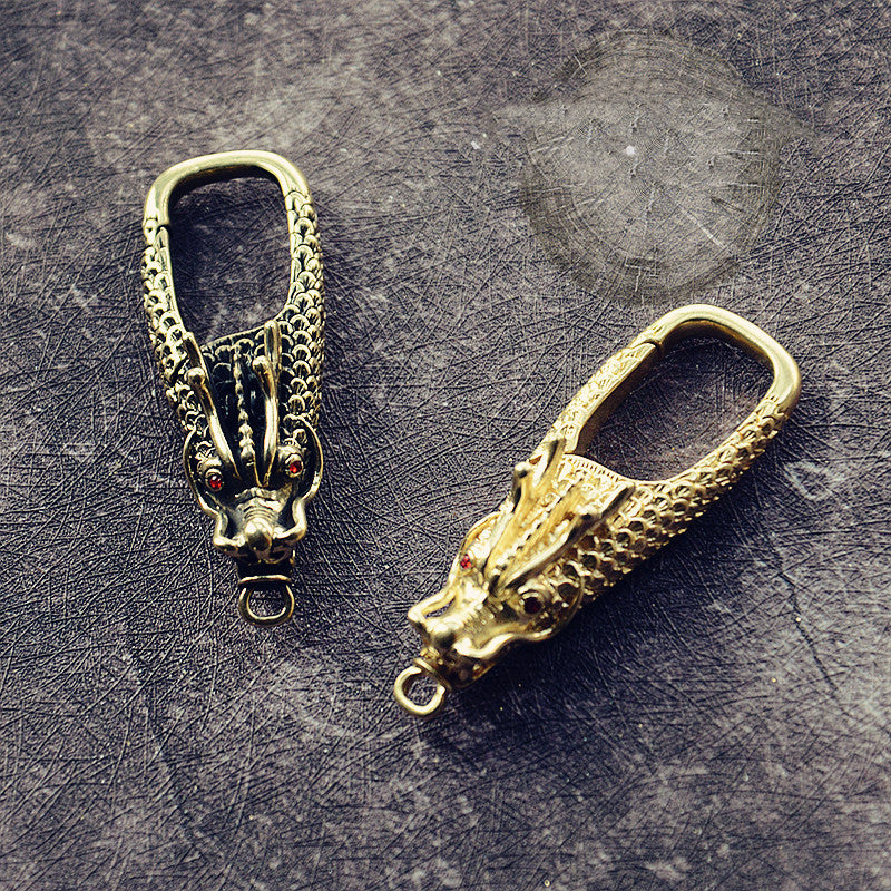 Chinese Style Copper Decoration Pure Copper Faucet Keychain 1614413596909