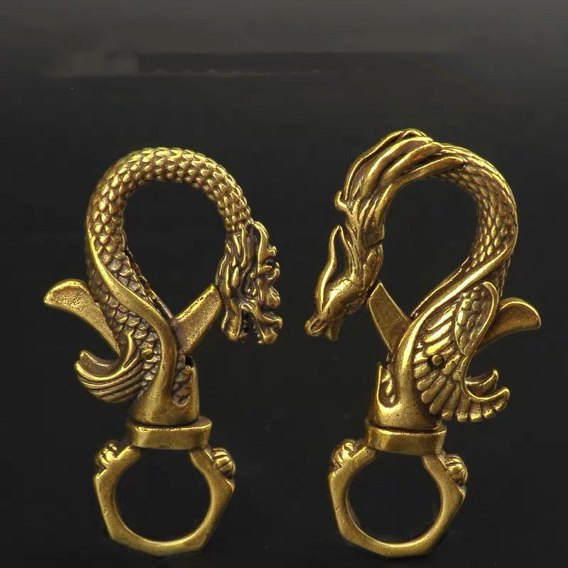 Chinese Style Copper Decoration Pure Copper Faucet Keychain 1614414101961