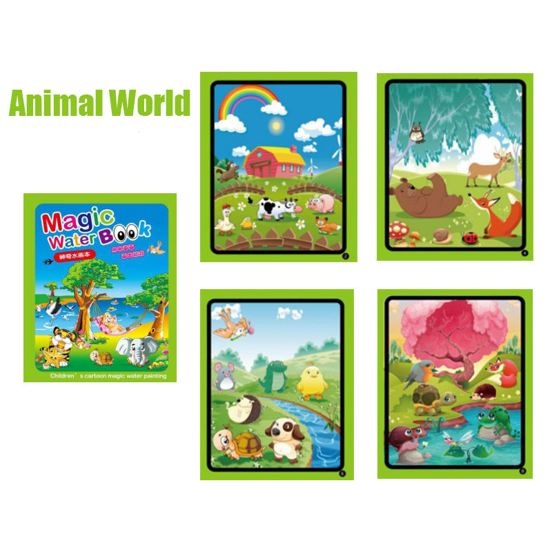 Children's Magical Water Painting Book Repeated Graffiti Book 1614425096222