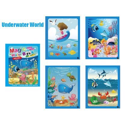 Children's Magical Water Painting Book Repeated Graffiti Book 1614425096224