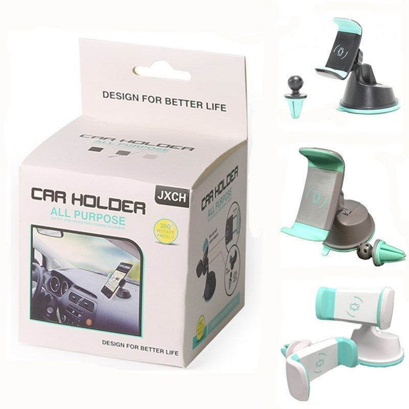 Car Phone Holder Silicone Suction Cup Navigation Bracket Seat - 图片 1