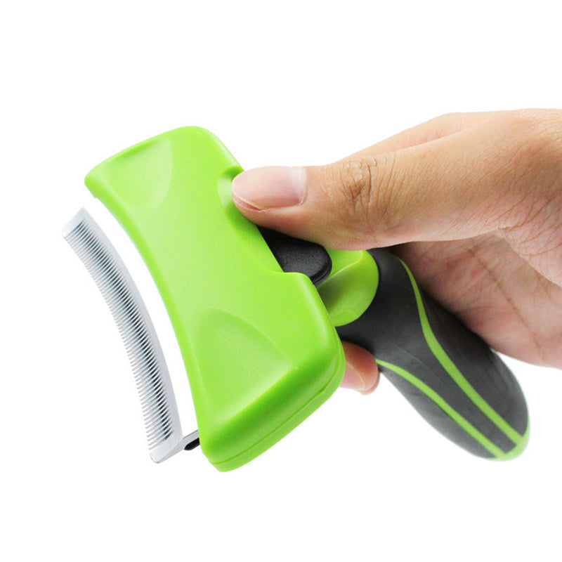 Combs Grooming-Brush Deshedding-Tool Pet-Hair-Remover Edge-Trimming Dog-Cat-Rake Furmine 1614566894928