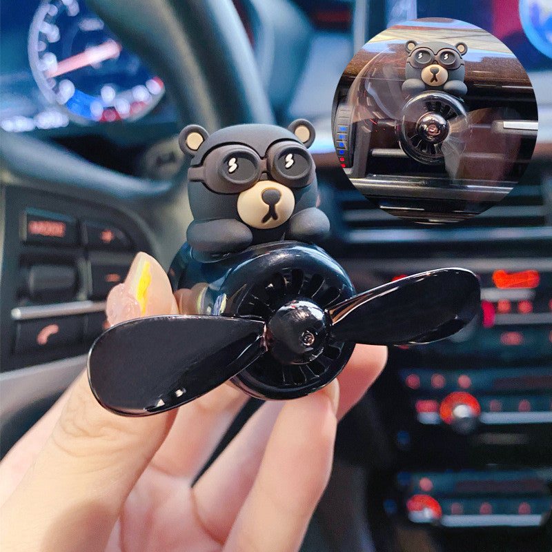 Aviator Bears Car Air Outlet Aromatherapy Ornaments 1614575915648