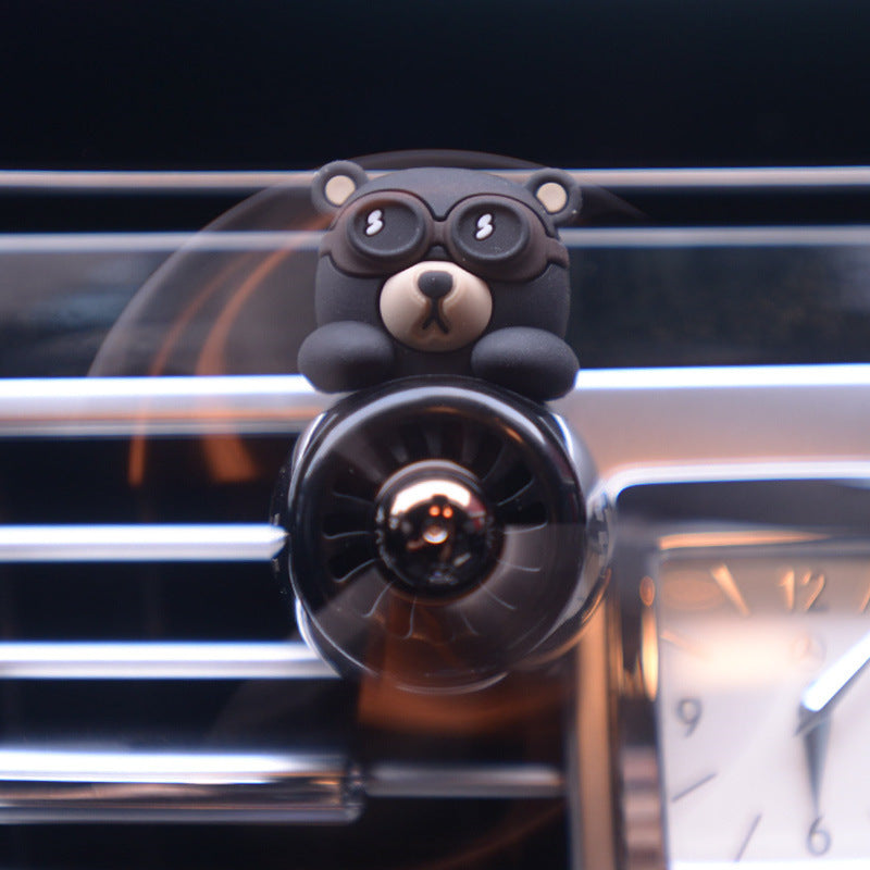 Aviator Bears Car Air Outlet Aromatherapy Ornaments 1614575915652