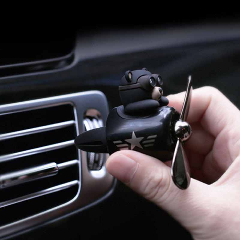Aviator Bears Car Air Outlet Aromatherapy Ornaments 1614575915657