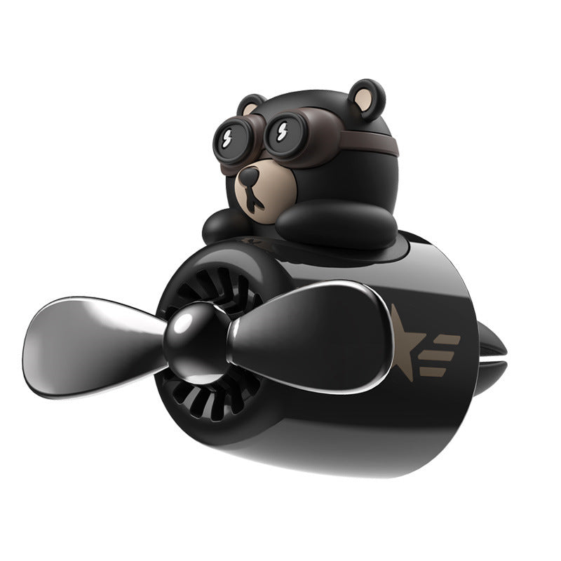 Aviator Bears Car Air Outlet Aromatherapy Ornaments 1614575915660