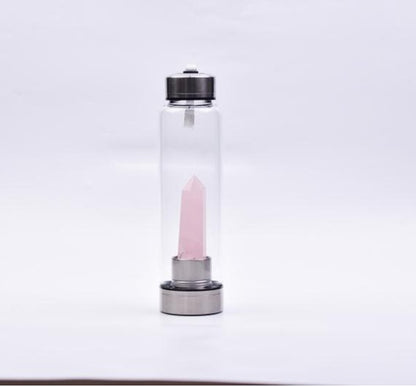 Natural hexagonal crystal column energy glass creative water cup spa tea cup water cup crystal column magic wand 161464143034