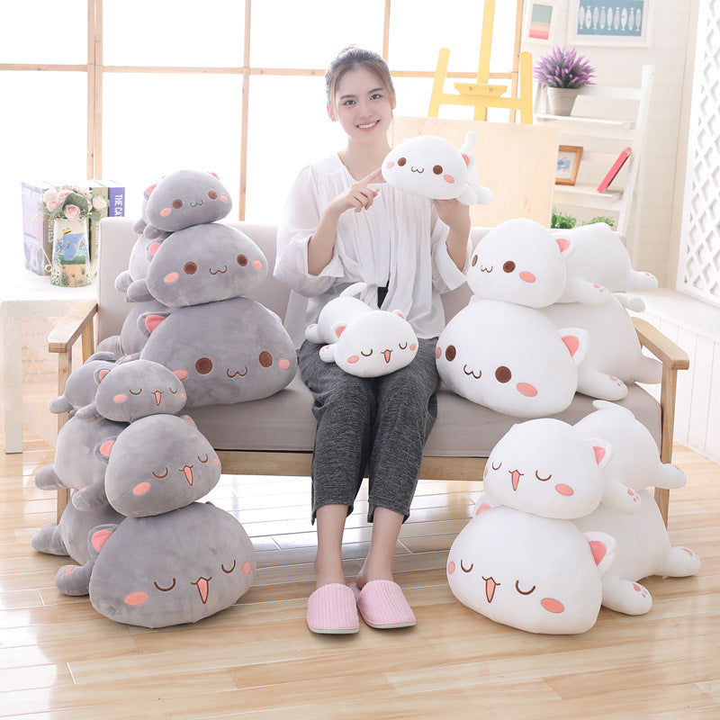 Cat Pillow Doll Girl Plush Doll Action Figure 1614650962714