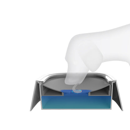 1.5L Cat Dog Water Bowl Carried Floating Bowl Anti-Overflow Slow Water Feeder Dispenser Pet Fountain ABS&PP Dog Supplies - HD Wireless Product #7