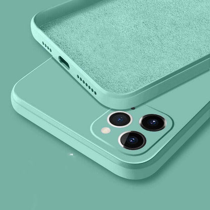 Compatible With Apple, Straight-Edge Rubik's Cube Liquid Silicone Case For Phone Case 1614665405538