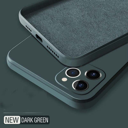 Compatible With Apple, Straight-Edge Rubik's Cube Liquid Silicone Case For Phone Case 1614665405544