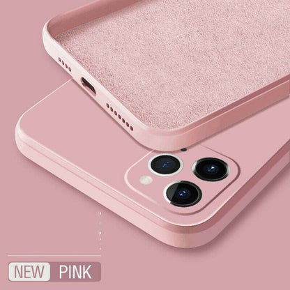 Compatible With Apple, Straight-Edge Rubik's Cube Liquid Silicone Case For Phone Case 1614665405791