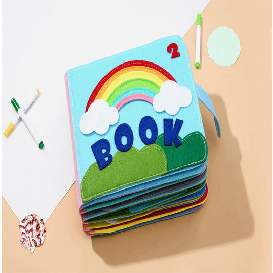 Children's Baby Cloth Book Part 2 Cloth Book Rainbow Cloth Book 1614739340009