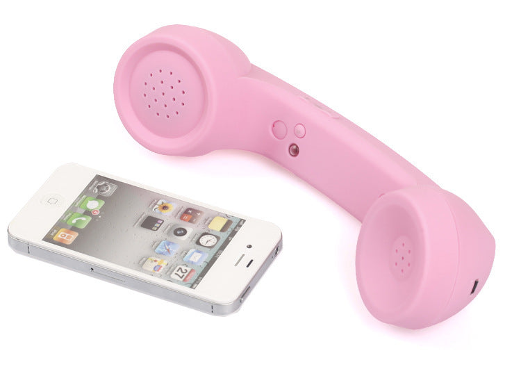 Bluetooth Wireless Connection Retro Microphone Phone Headset 1614855577363